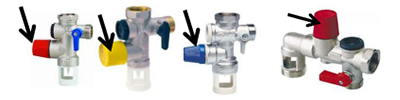 visuel robinets eau chaude purge