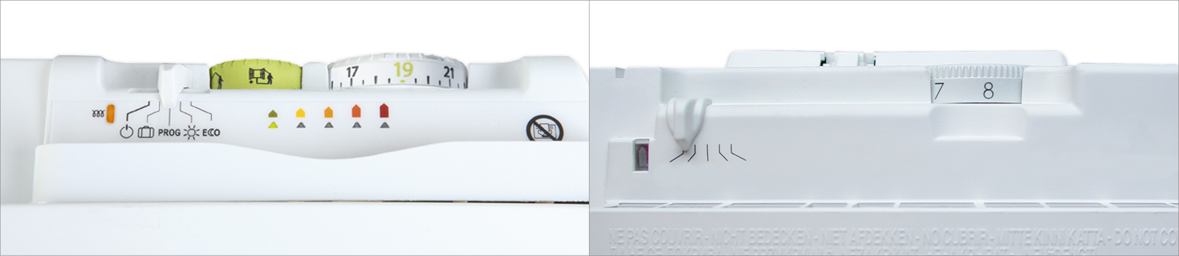 Symboles sur un radiateur électrique : signification & fonctionnement