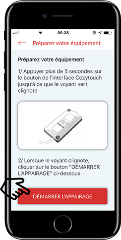 Comment associer une interface Cozytouch à l'application Thermor